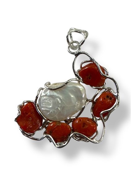 Colgante Mandile 1922 Mujer Coralli in Plata Corallo 2MCIC61 - 2MCIC61